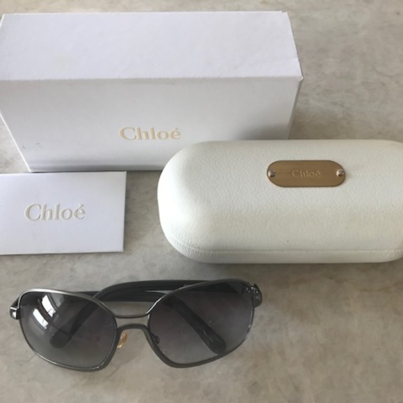Chloe Accessories - CHLOE Pewter Gradient Sunglasses CL 2107 C01 190